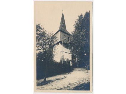 38 - Náchodsko, Hronov, Kostel Všech svatých, cca 1926