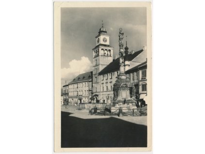 24 - Jindřichohradecko, Třeboň, partie z náměstí, cca 1953