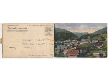 66 – Trutnovsko, rozkládací pohlednice, ca 1901