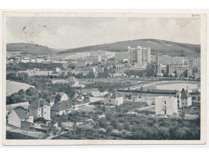 73 - Zlín, Baťovy závody, celkový pohled, cca 1939