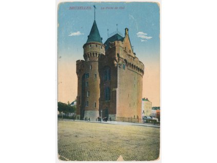 Belgie, Brusel (Bruxelles), La Porte de Hal, cca 1914