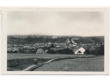 72 - Vyškovsko, Pustiměř, celkový pohled, cca 1938