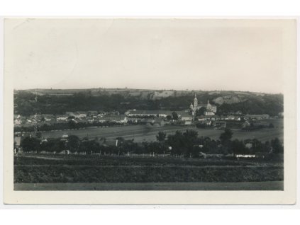 72 - Vyškovsko, Pustiměř, celkový pohled, cca 1936
