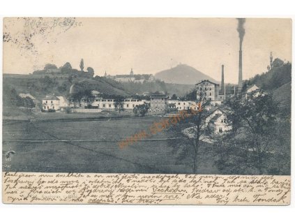 36 - Mladoboleslavsko, Bělá p. Bezdězem, celkový pohled, cca 1908