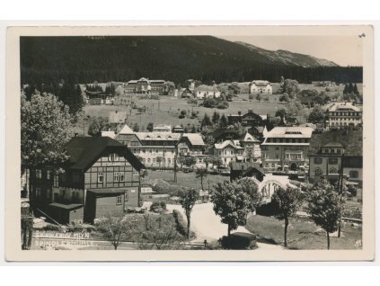 66 - Trutnovsko, Špindlerův Mlýn, celkový pohled, cca 1936