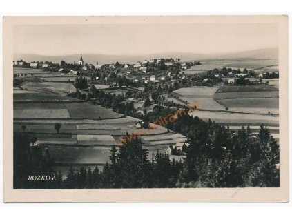 58 - Semilsko, Božkov, celkový pohled, cca 1930