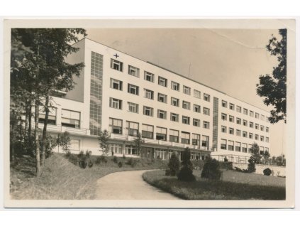 54 - Příbramsko, Dobříš, Sanatorium pro choroby vnitřní a nervové, cca 1948