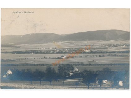 53 - Přerovsko, Drahotuše, celkový pohled, cca 1910