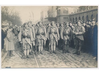 Legionáři, Šidlíkův prapor, Příjezd prezidenta Masaryka do Prahy, cca 1919
