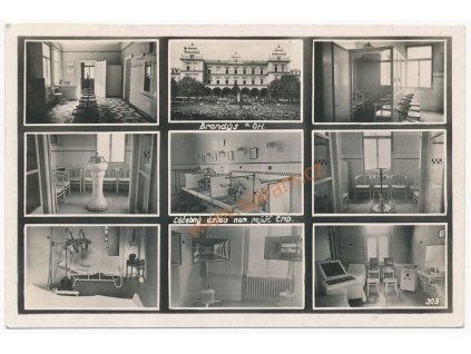 70 - Orlickoústecko, Brandýs n. Orl., záběry Léčebn. ústavu, cca 1940