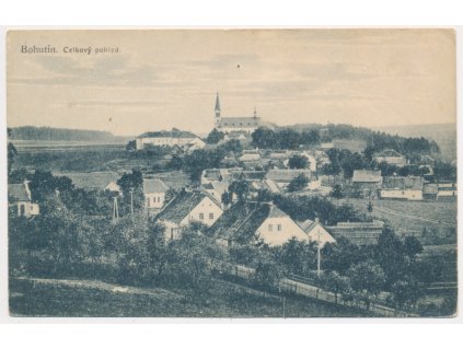 54 - Příbramsko, Bohutín, Celkový pohled, cca 1921