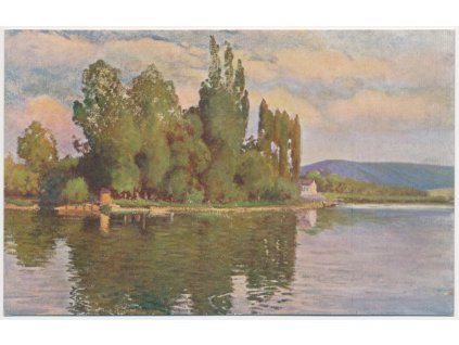 51 - Praha-západ, Černošice, partie u mlýna, cca 1935