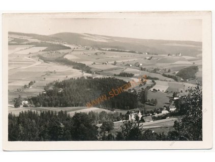 57 - Rychnovsko, Orlické hory, panorama - Jedlová, cca 1930