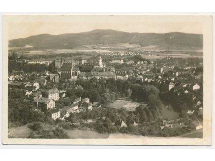 13 - Český Krumlov, celkový pohled, cca 1954