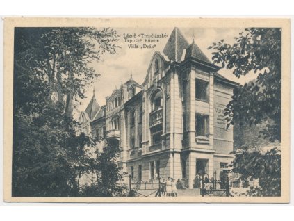 Slovensko, Trenčianské Teplice, Villa "Deák", cca 1924