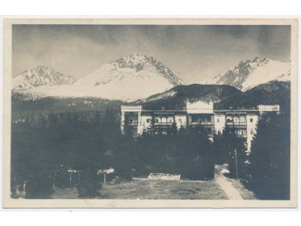 Slovensko, Tatranská Polianka, Sanatorium Dr. Guhra, cca 1930