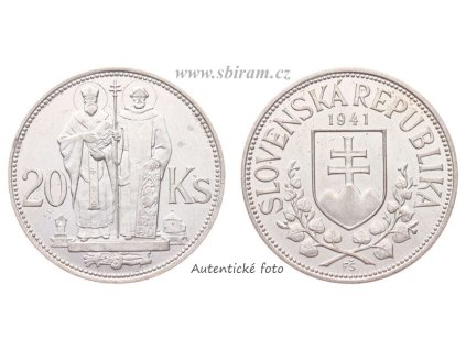 SR, mince 20 Koruna, 1941, stav -0/0-