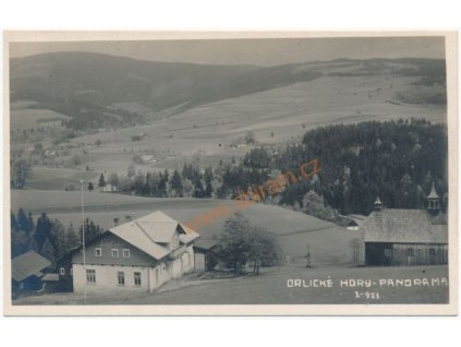 57 - Rychnovsko, Orlické Hory, chata Panorama, cca 1930