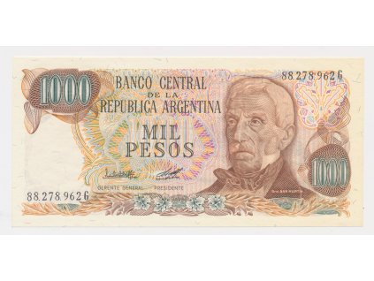 Argentina, 1000 Pesos, stav UNC