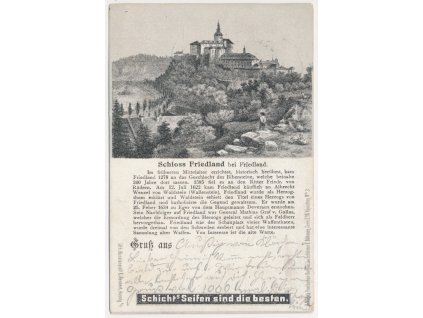 32 - Liberecko, Frýdlant v Čechách (Friedland), hrad, cca 1898