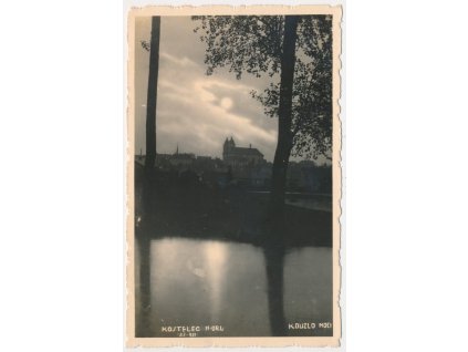 57 - Rychnovsko, Kostelec nad Orlicí, "Kouzlo noci", cca 1935