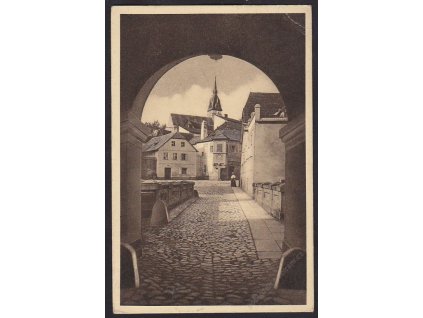 24 - Jindřichův Hradec (Neuhaus), uvnitř města, cca 1922