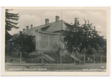 36 - Mladoboleslavsko, Jabkenice, Smetanův pomník, cca 1946