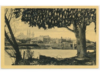 29 - Kolín, celkový pohled na město, cca 1930