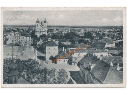 50 - Praha-východ, Stará Boleslav, celkový pohled, cca 1940