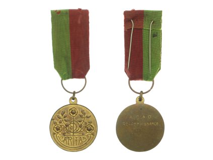 Belgie, Medaile uznání Za charitativní činnost A.D.A.P., stuha, stav 1/1/1