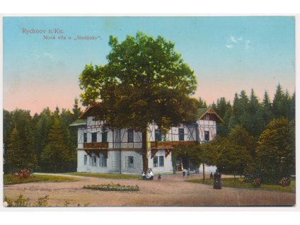 57 - Rychnov nad Kněžnou, Nová vila u "Studánky", cca 1908