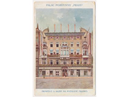 49 - Praha, Palác pojišťovny, cca 1908