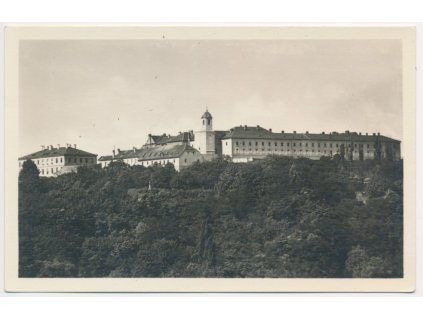 04 - Brno, pohled na hrad Špilberk, cca 1950