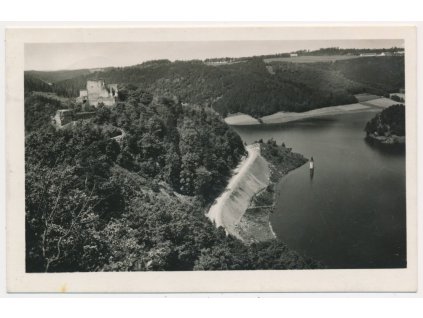 74 - Znojemsko, Hrad Cornštejn nad Vranovskou přehradou, cca 1935