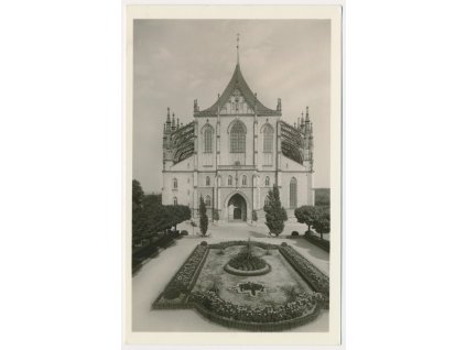 31 - Kutná Hora, Chrám sv. Barbory, cca 1950