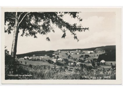 58 - Semilsko, Krkonoše, Horní  Benecko, celkový pohled, cca 1938