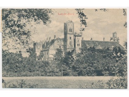 07 - Břeclav (Lundenburg), zámecká partie, cca 1921