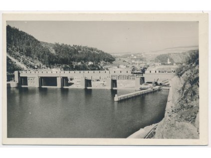 51 - Praha-západ, Štěchovice, Přehrada, cca 1946