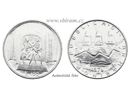 San Marino, mince 100 Lira, 1976, stav 1/1...viz autentické foto