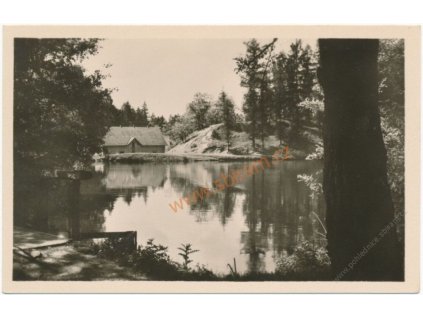 27 - Kladensko, Unhošť, partie u Suchého mlýna, cca 1956