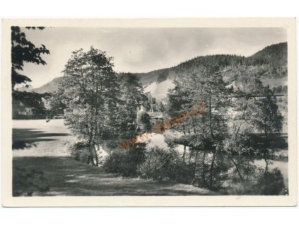 70 - Orlickoústecko, Ústí nad Orlicí, partie u lesa, cca 1960