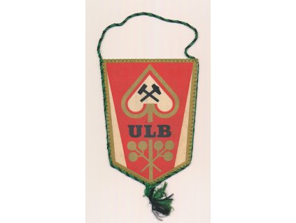 ČSSR, ULB Prievidza,  podniková vlaječka, všechny náležitosti