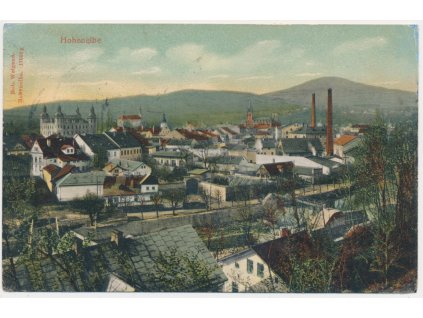 66 - Trutnovsko, Vrchlabí (Hohenelbe), celkový pohled, cca 1906