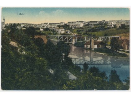 64 - Tábor, celkový pohled na město, cca 1921