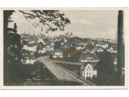 64 - Táborsko, Tábor, celkový pohled, Grafo Čuda, cca 1940