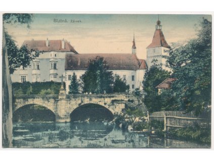 60 - Strakonicko, Blatná, Zámecká partie, cca 1926