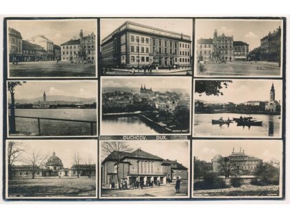 65 - Teplicko, Duchcov,9-ti záběr dominant města, cca 1933