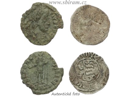 Římské císařství, Constantius II. (337-361), 2x malý bronz...viz autentické foto