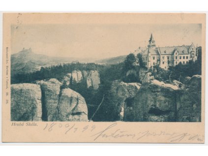 58 - Semilsko, Hrubá Skála, Zámek, Nakl. A. Martinec, 1899