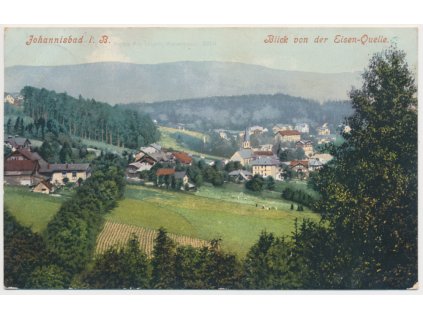 66 - Trutnovsko, Janské Lázně (Johannisbad), celkový pohled, cca 1907